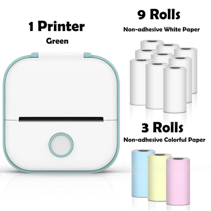 🖨️ PrintiePocket T02 – Wireless Mini Sticker Printer for Journals, DIY & Student Gifts Mary's For You