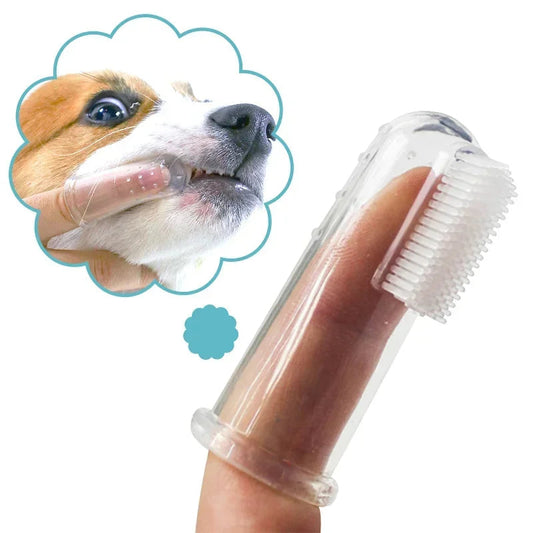 ✨ PawSmile Finger Toothbrush – Soft Silicone Dental Care for Cats & Dogs Mary's For You