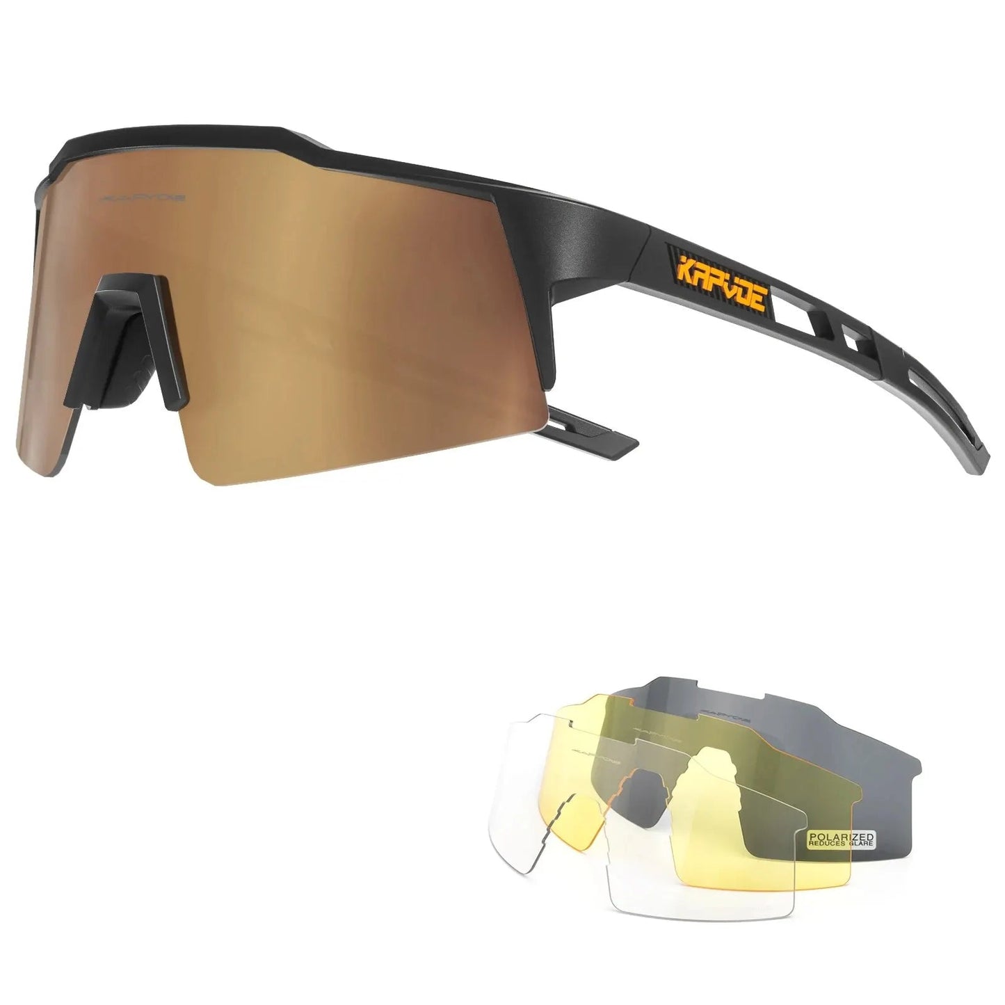 🔥 Kapvoe Cycling Glasses 🚴‍♂️ Polarised UV400 Sport Eyewear Ultra-Light Mary's For You