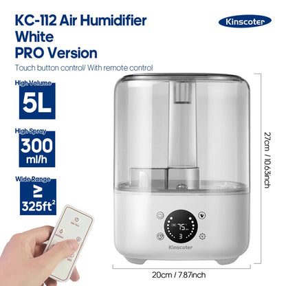 ✨ KINSCOTER 3L Humidifier 🌿 Large-Capacity Mist & Aroma Diffuser with Remote Mary's For You