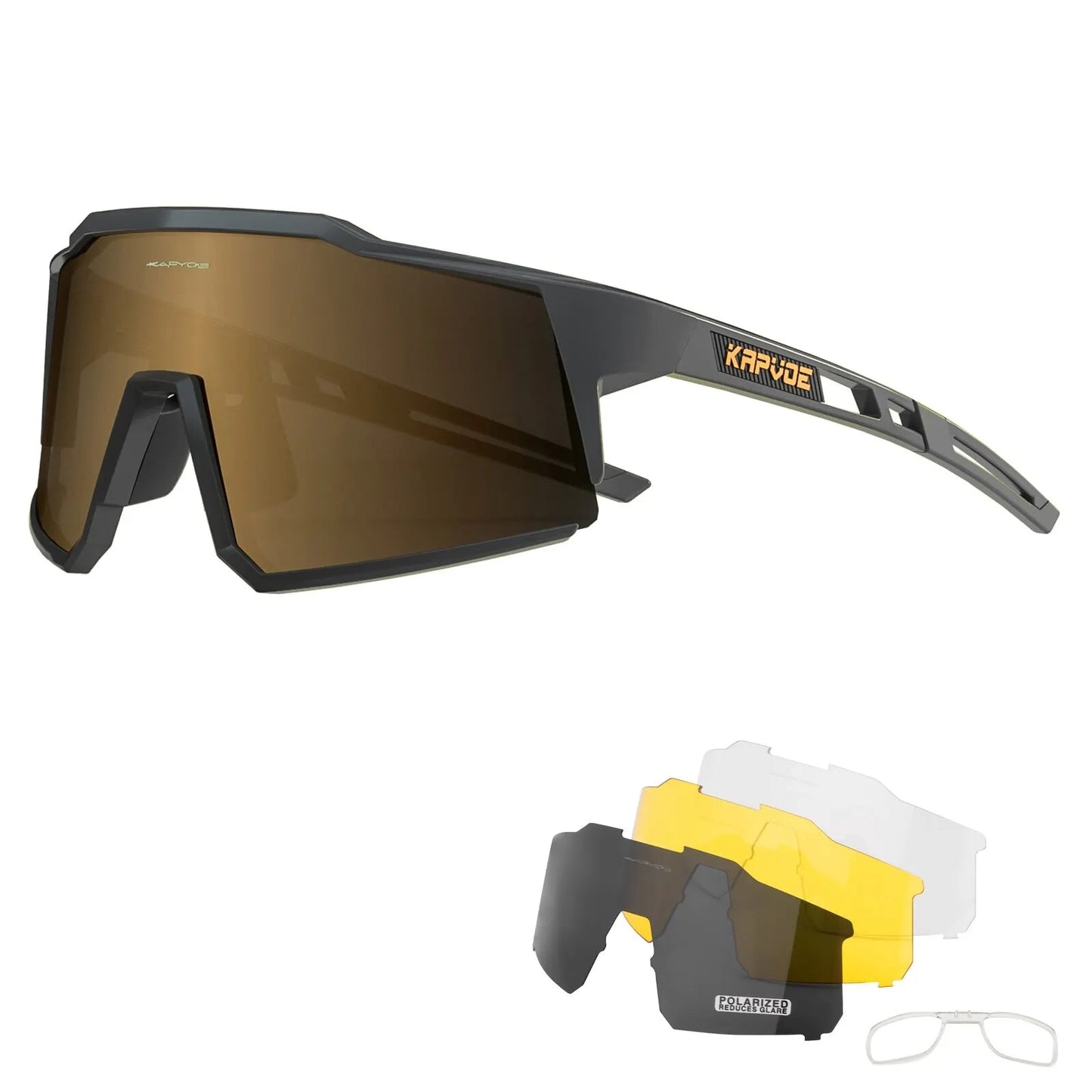 🔥 Kapvoe Cycling Glasses 🚴‍♂️ Polarised UV400 Sport Eyewear Ultra-Light Mary's For You