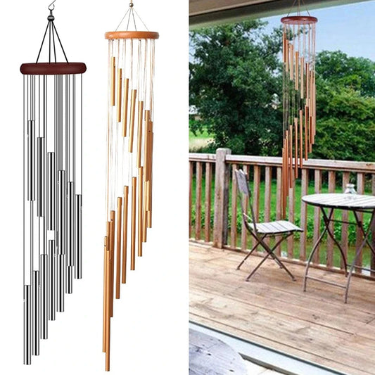 ✨Luxe Wind Chimes – 12 Tube Metal Chimes for Garden, Home, Wedding Decorations Mary's For You