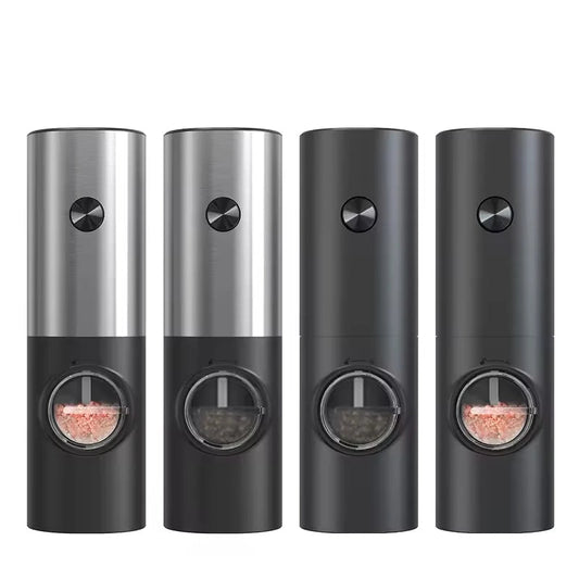 ✨ ChefGlow Electric Salt & Pepper Grinder Set – LED Adjustable Spice Mill Mary's For You