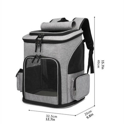✨ PawHaven Expandable Pet Carrier Backpack – Breathable & Foldable Travel Bag Mary's For You
