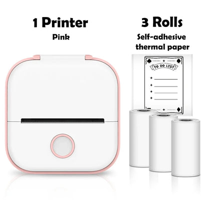 🖨️ PrintiePocket T02 – Wireless Mini Sticker Printer for Journals, DIY & Student Gifts Mary's For You