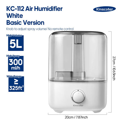 ✨ KINSCOTER 3L Humidifier 🌿 Large-Capacity Mist & Aroma Diffuser with Remote Mary's For You