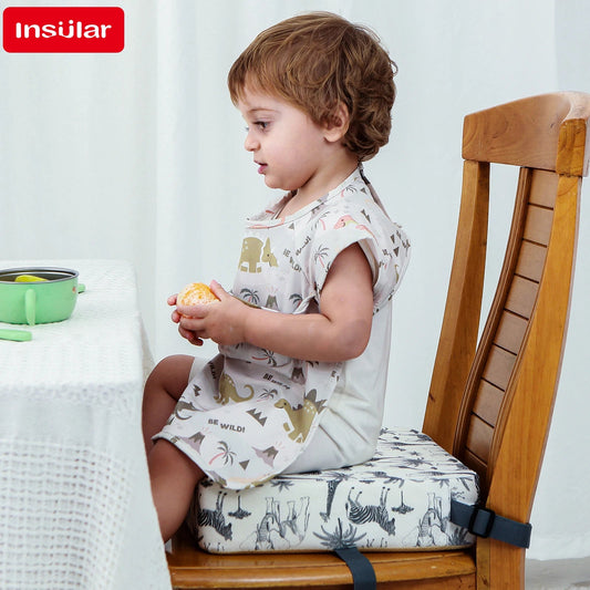 ✨ INSULAR Adjustable Booster Seat – Safe & Comfortable Dining Cushion for Kids Mary's For You
