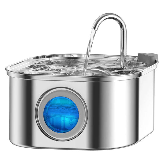 ✨ HydraPaw 3.2L Pet Fountain – Stainless Steel Auto Water Dispenser for Cats & Dogs Mary's For You