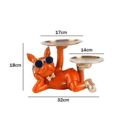 🔥💎 Bulldog Butler Sculpture 🐶✨ Nordic Charm Coin Tray 💫 Mary's For You