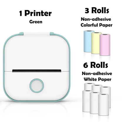 🖨️ PrintiePocket T02 – Wireless Mini Sticker Printer for Journals, DIY & Student Gifts Mary's For You