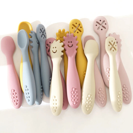 ✨ Kiddie Chef Spoon Set – Baby and Toddler Cutlery for Safe Weaning Mary's For You