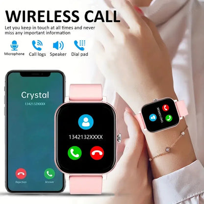 KESHUYOU 2025 New Smart Watch Bluetooth Talking Blood Oxygen/Blood Pressure Monitor Smart Watch for Women Men Holiday Gift Mary's For You
