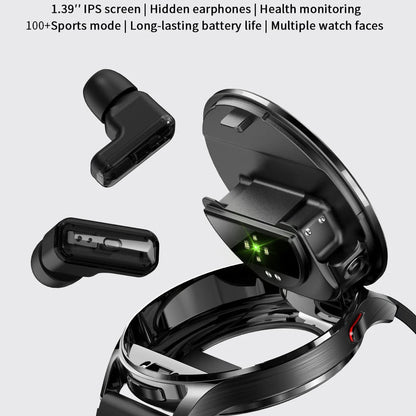 2 In 1 TWS Headset Smart Watch 1.39" Men Women Sport Fitness Heart Rate Health Watches Earphone Noise Reduction Music Smartwatch Mary's For You