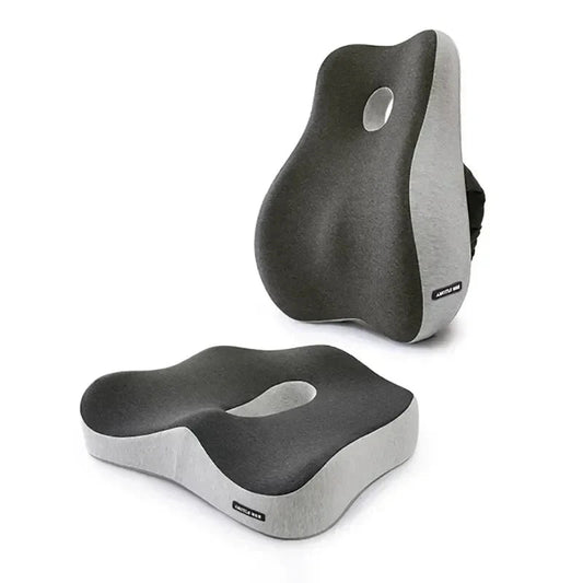 ✨ ComfyFit Lumbar Support – Memory Foam Office Chair Cushion for Back Pain Mary's For You