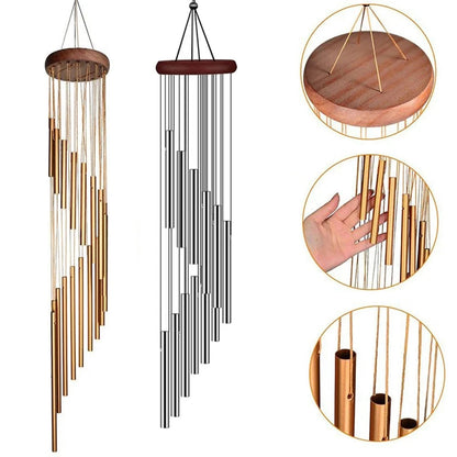 ✨Luxe Wind Chimes – 12 Tube Metal Chimes for Garden, Home, Wedding Decorations Mary's For You