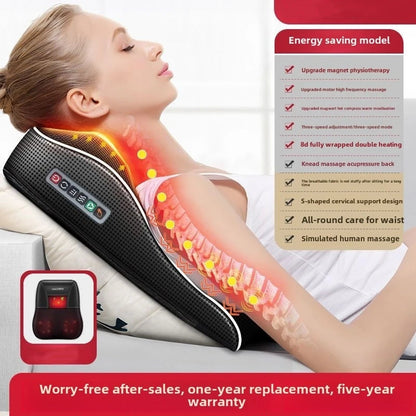 💎 Shiatsu Bliss Massager - Heated Neck & Back Relief for Car & Home 💫 Mary's For You
