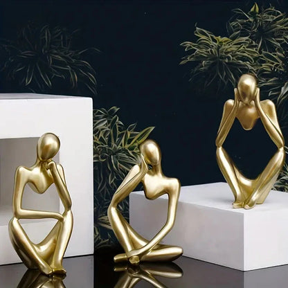 ✨ Nordic Abstract Figure Elegant Mini Art for Home & Desk Decor Mary's For You