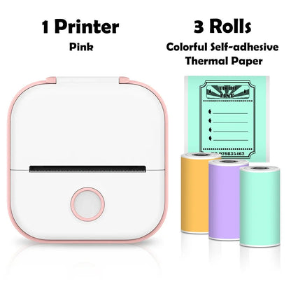 🖨️ PrintiePocket T02 – Wireless Mini Sticker Printer for Journals, DIY & Student Gifts Mary's For You